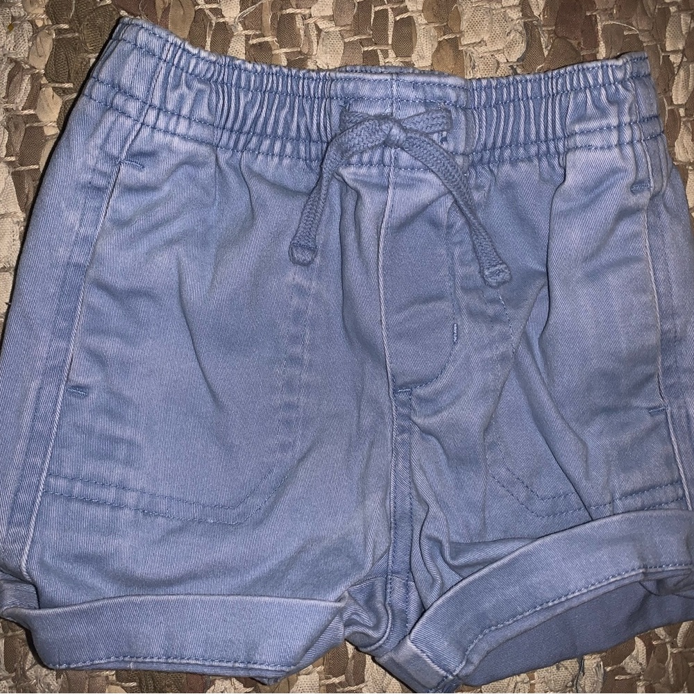 Janie and Jack Light Blue Kids Shorts